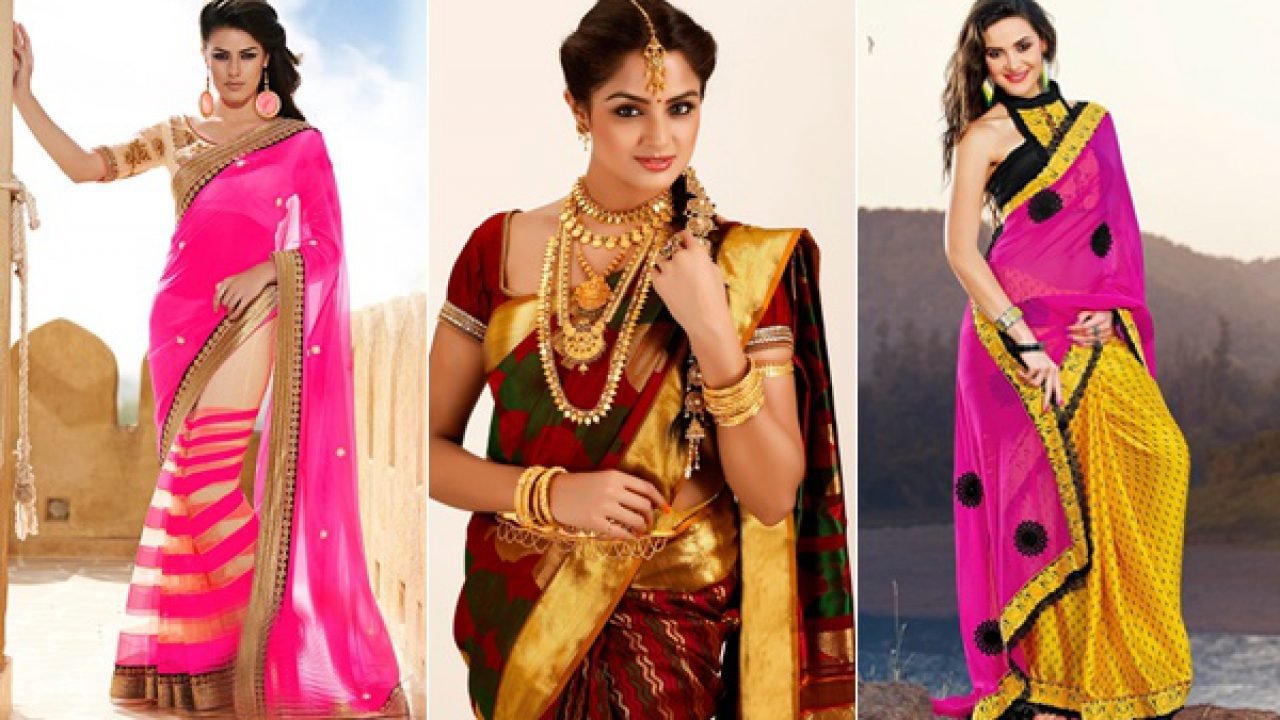types of sarees material