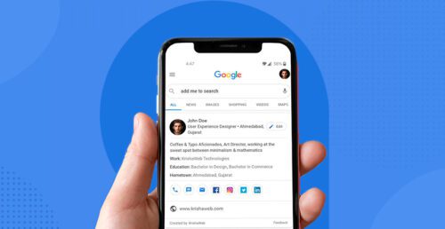 Google People Card: The Add Me to Google Search Tool